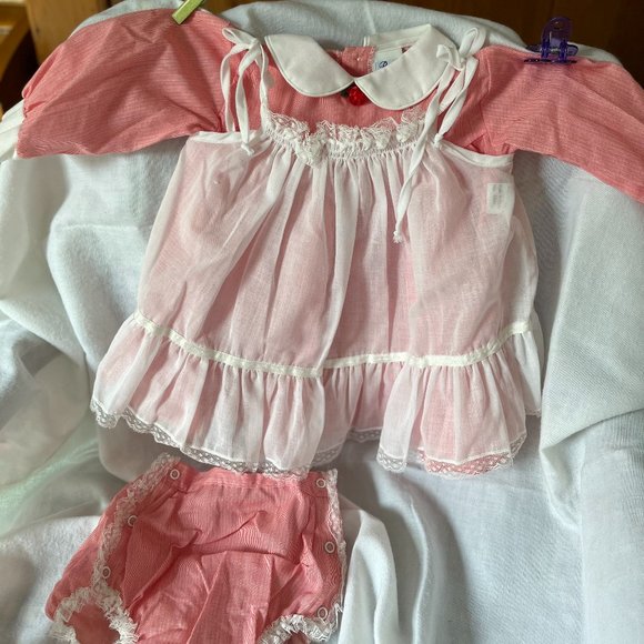 Vintage Toddler Pinafore Dress - Picture 8 of 9